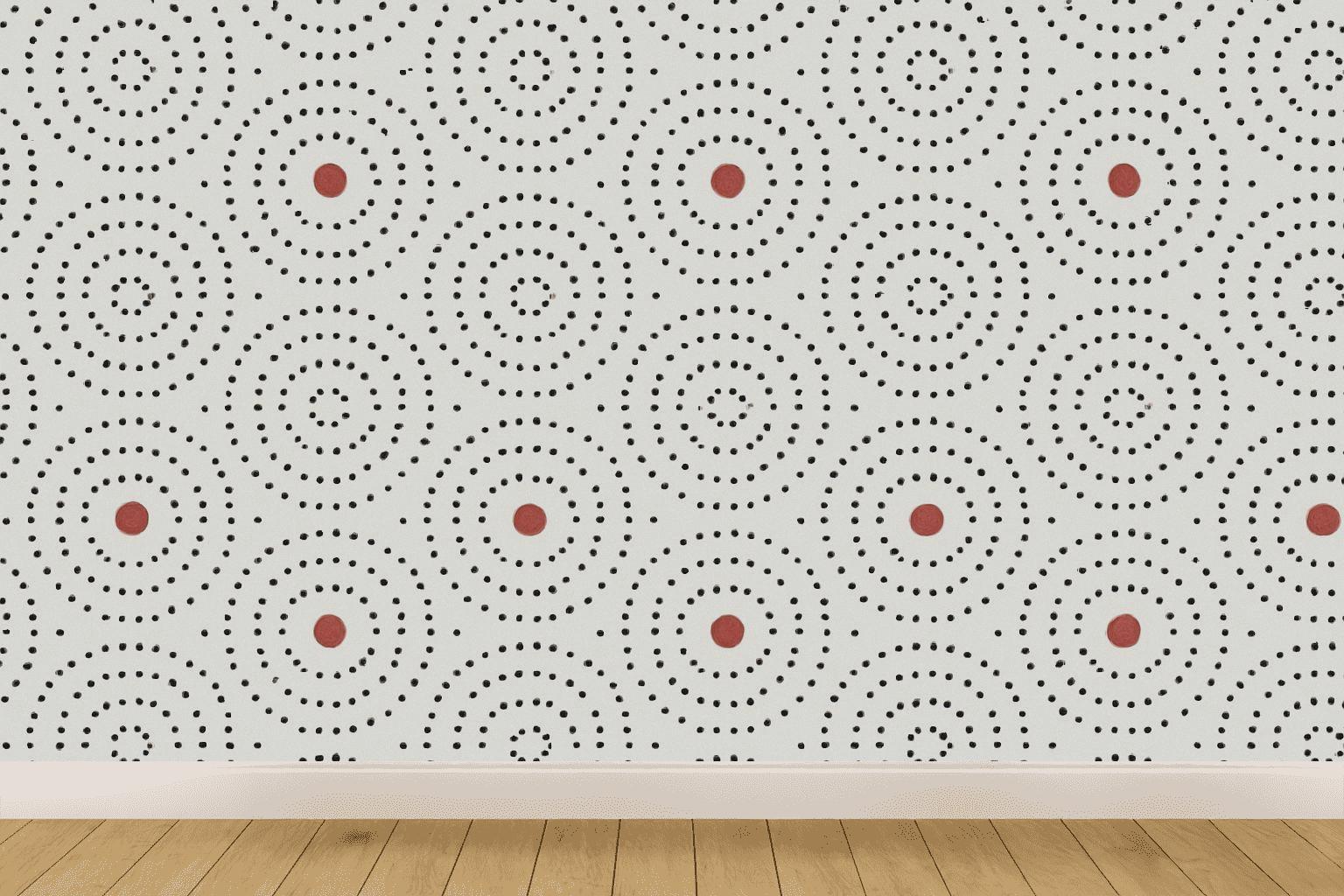 Concentric Dot Ring Register premium wall decorations