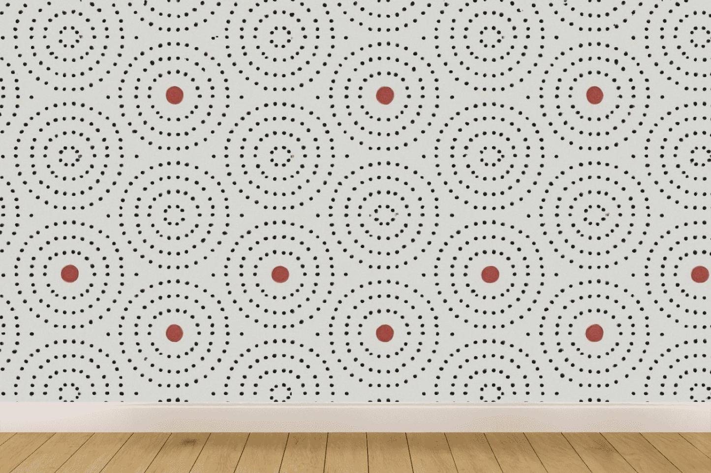 Concentric Dot Ring Register premium wall decorations