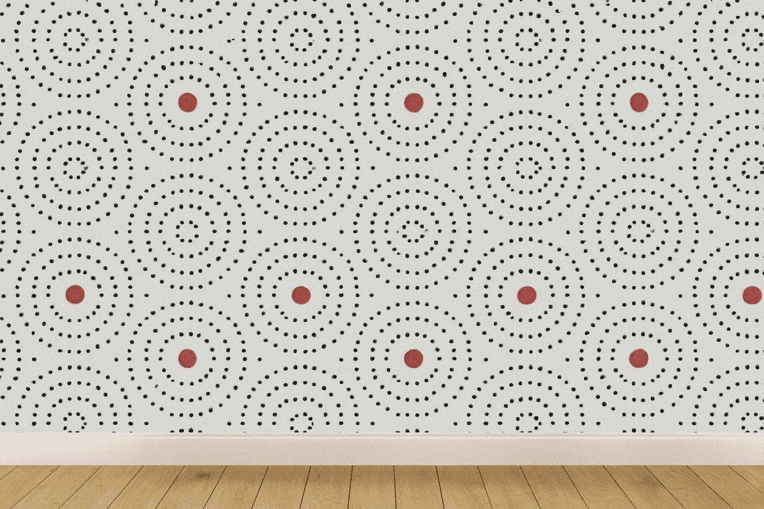 Concentric Dot Ring Register premium wall decorations