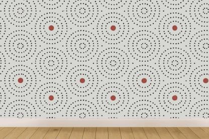 Concentric Dot Ring Register premium wall decorations