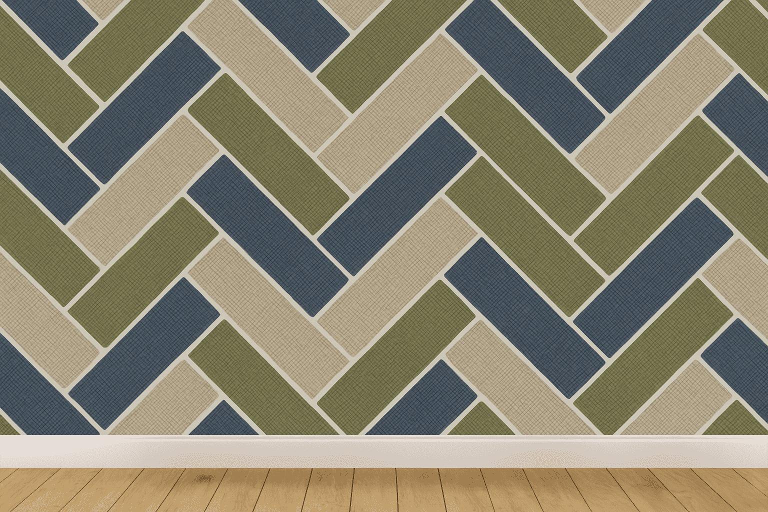 Herringbone Shard Quilt custom wallpapers