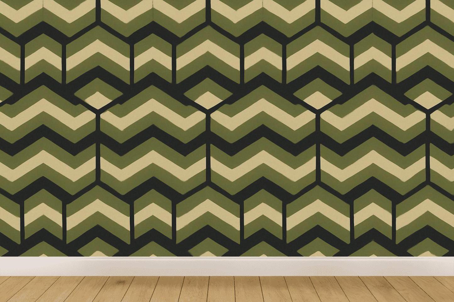 Hex Stitch Drift Weave stylish home wallpapers