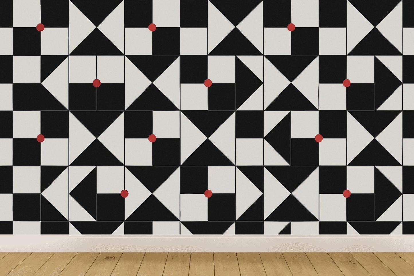 Binary Star Checker Ripple personalized wall coverings