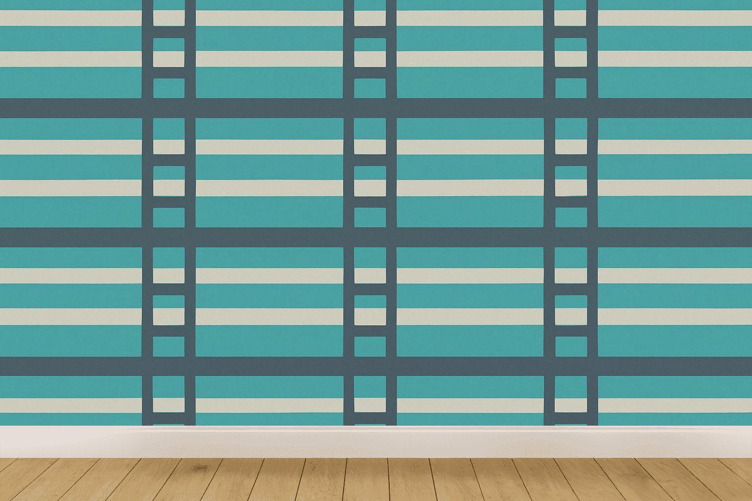 Comet Tail Stripe Ladder trendy peel wallpapers