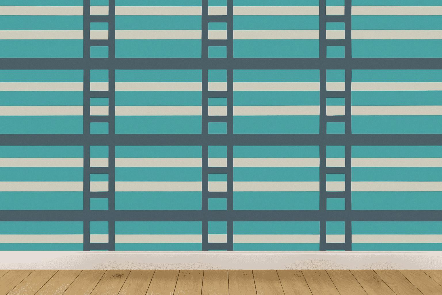 Comet Tail Stripe Ladder trendy peel wallpapers