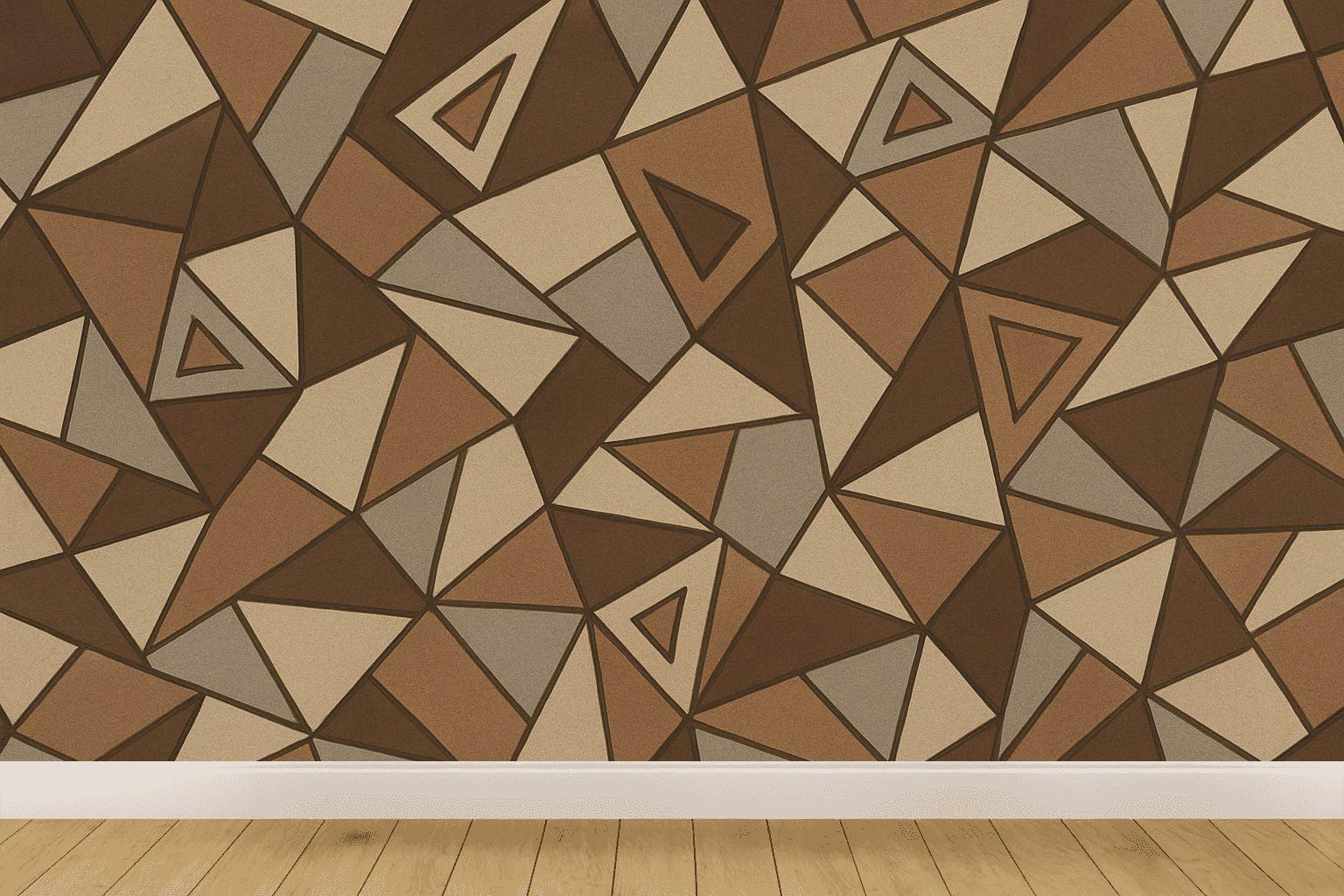 Asteroid Shard Mosaic Repeat premium wall decorations