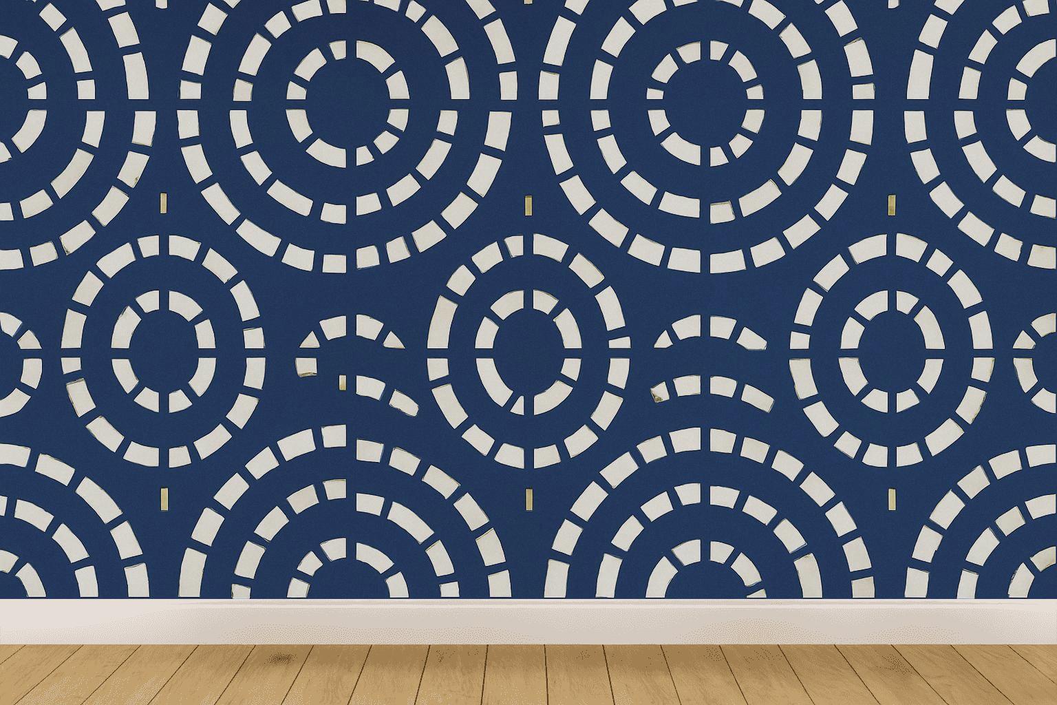 Concentric Segment Ledger wallpapers for interior design