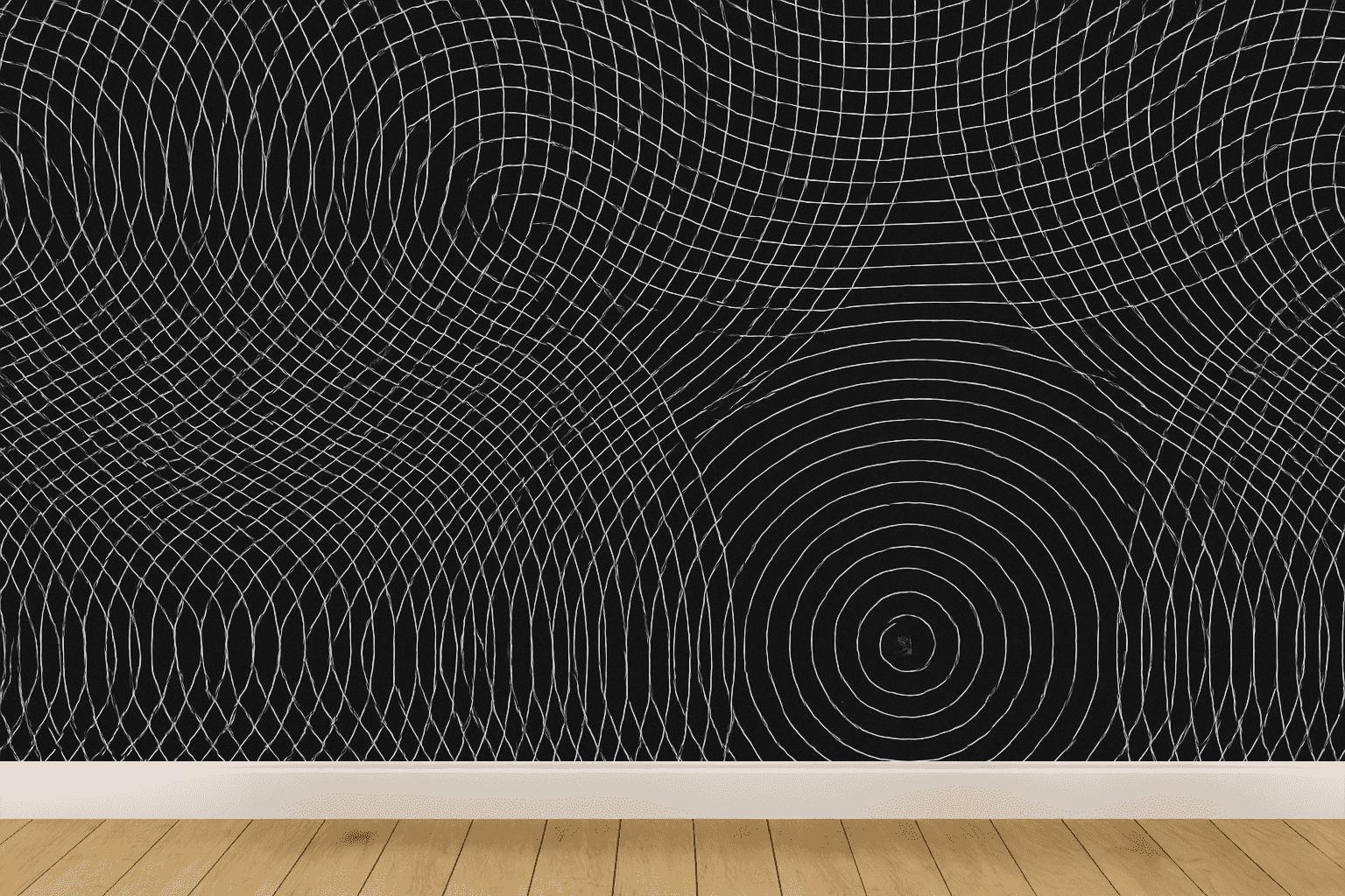 Moire Orbit Weave stylish home wallpapers