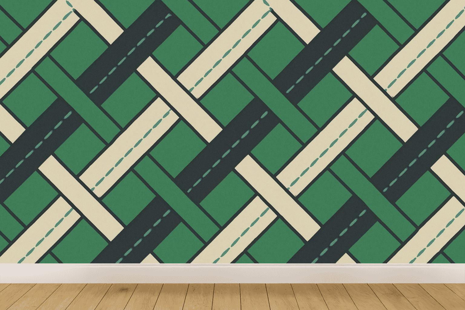 Braided Line Lattice stylish home wallpapers