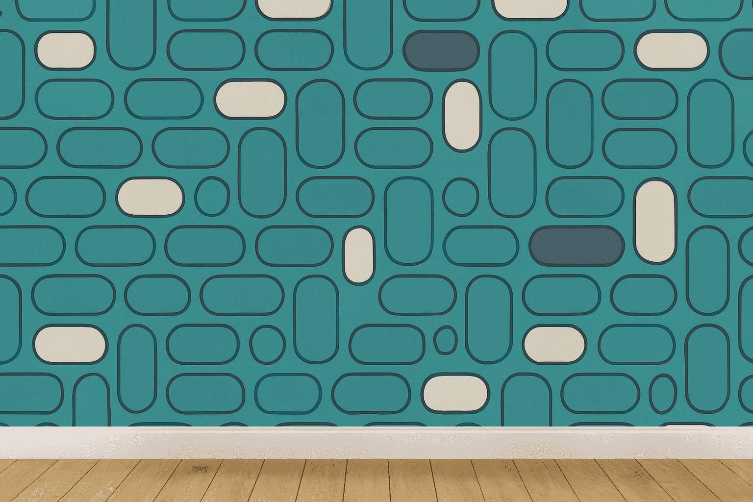 Phase Shift Pebble Grid unique pattern wallpapers