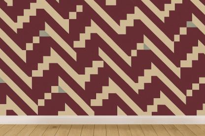 Step Ladder Stripe Relay designer printed wallpapers