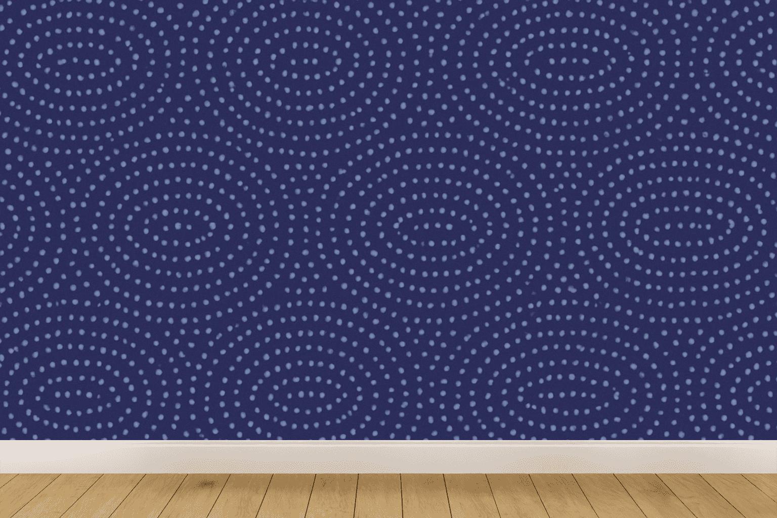 Microdot Orbit Field decorative wall murals