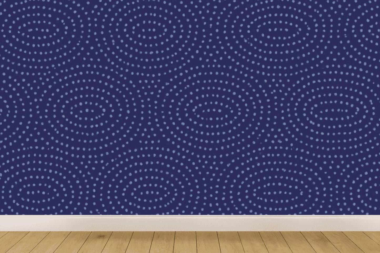 Microdot Orbit Field decorative wall murals