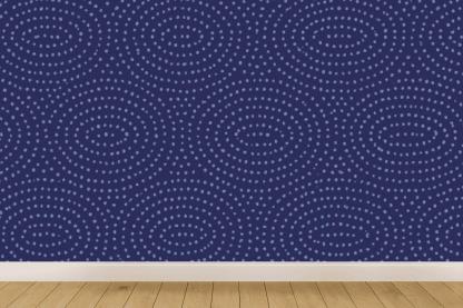 Microdot Orbit Field decorative wall murals