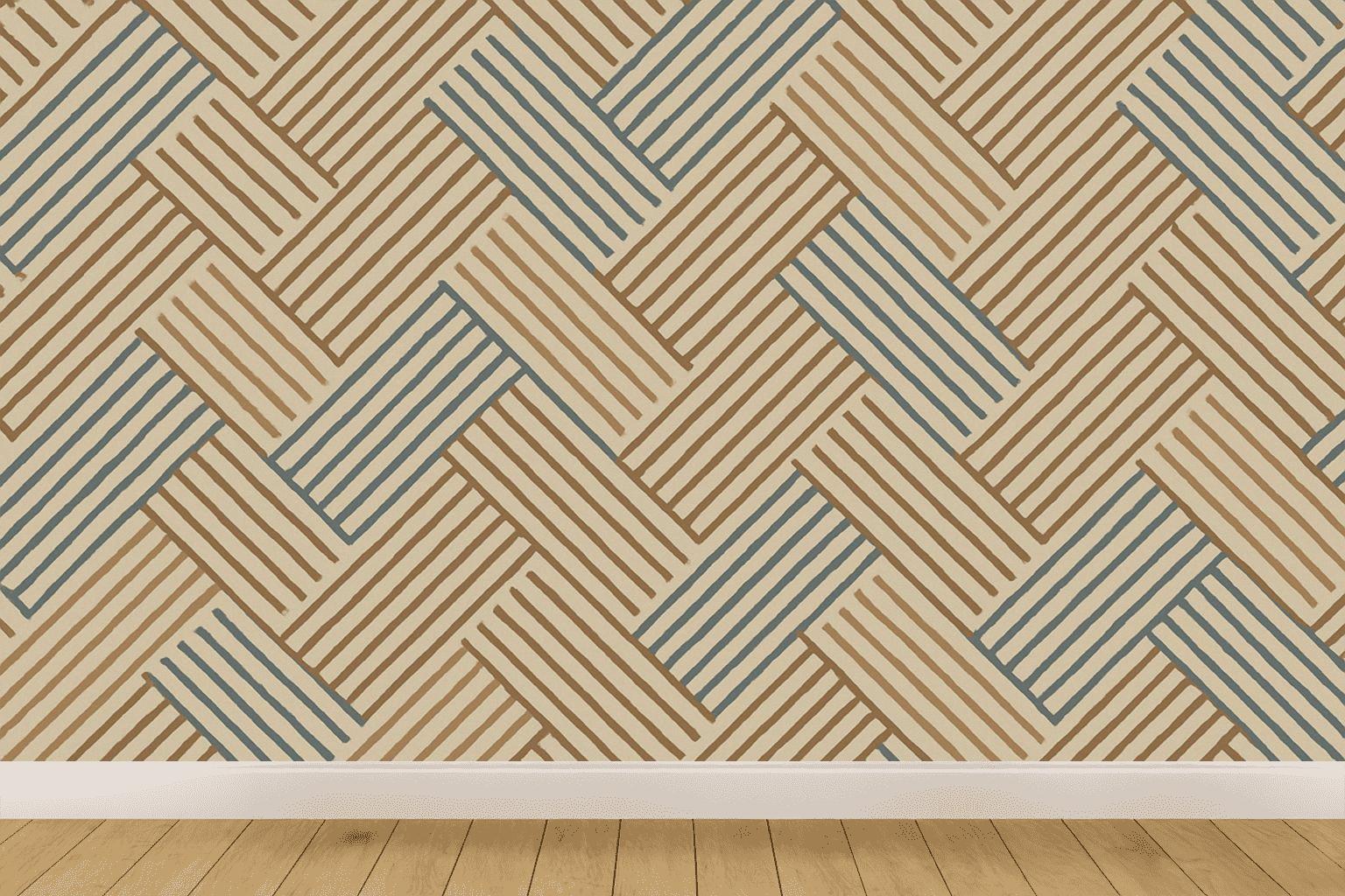 Herringbone Thread Matrix stylish home wallpapers