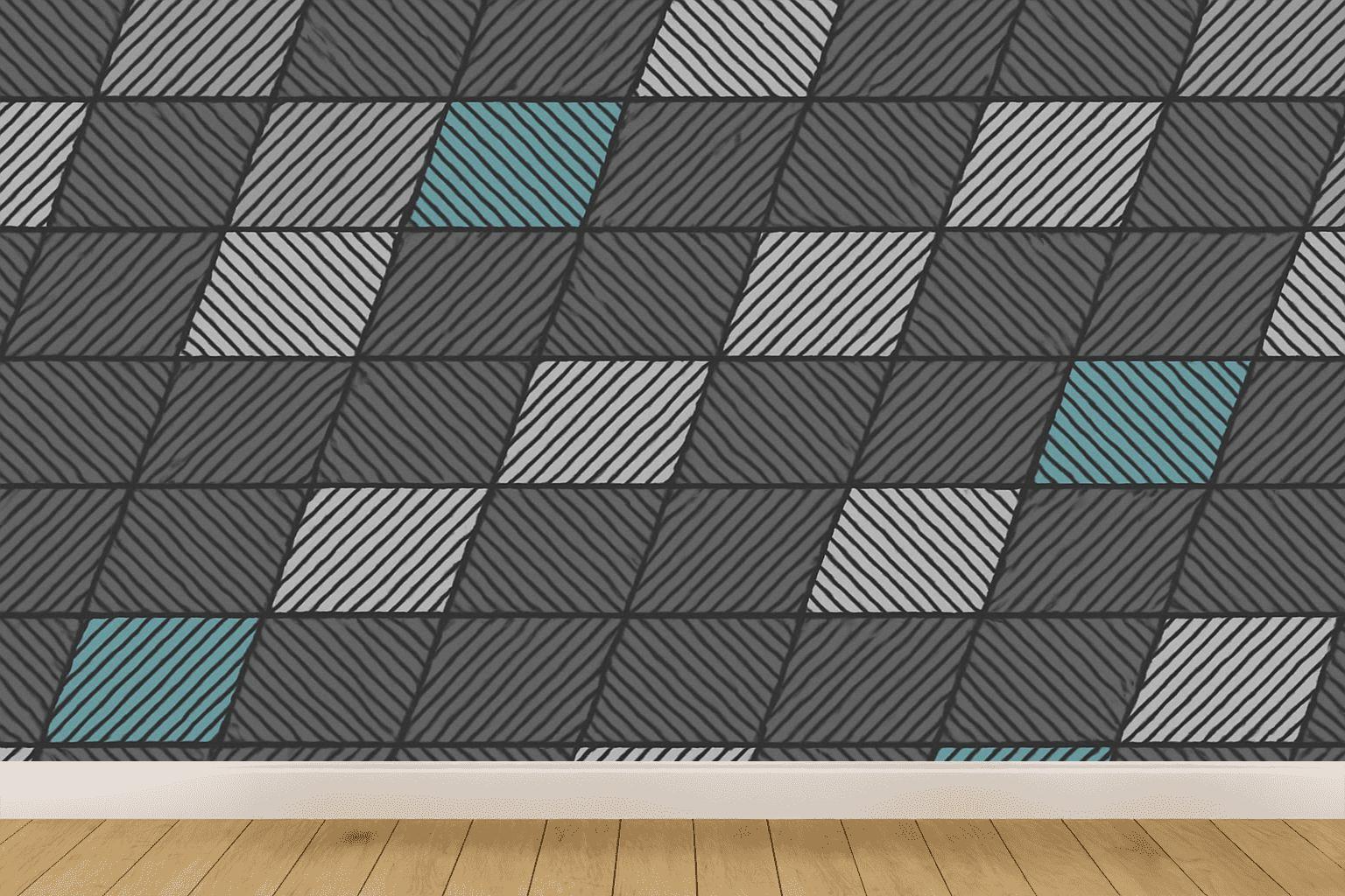 Sheared Grid Parallelogram Run unique pattern wallpapers
