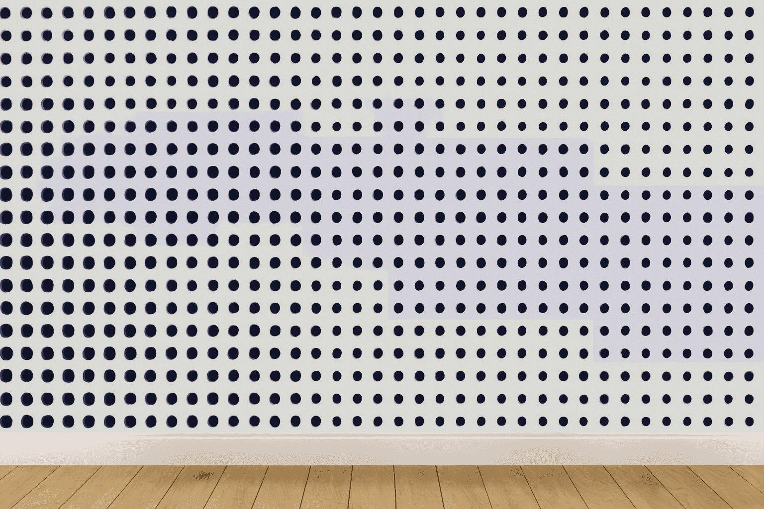 Microdot Gradient Staircase Field wallpapers for interior design