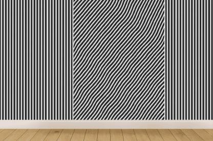 Moire Stripe Interference Map personalized wall coverings