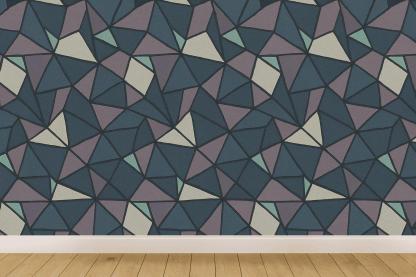 Facet Shard Quilt decorative wall murals