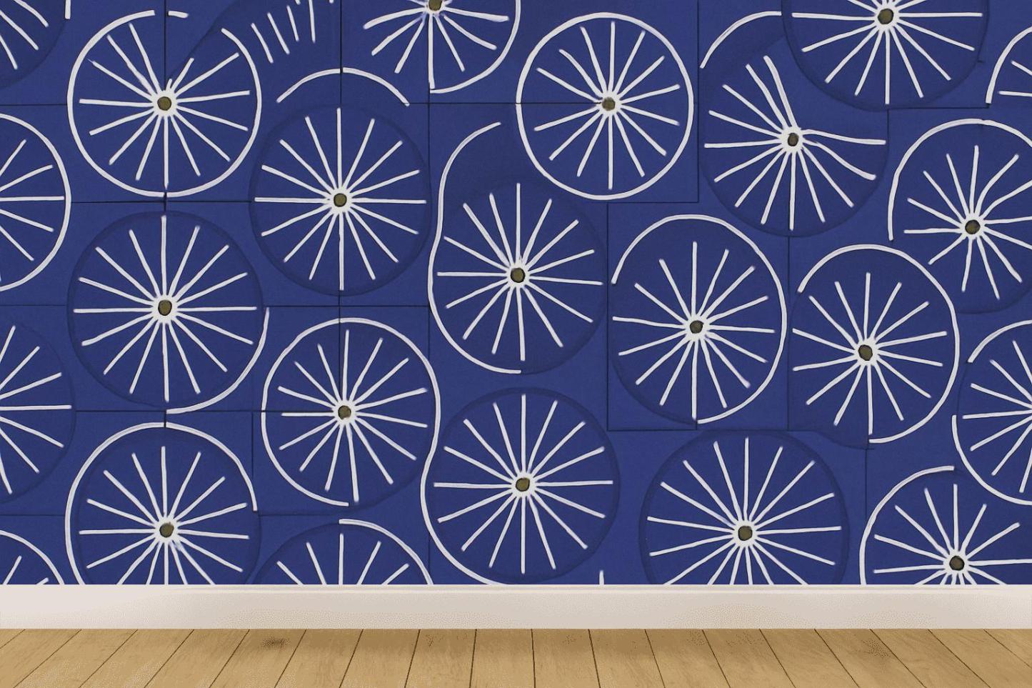 Radial Spoke Tile Spinner stylish home wallpapers