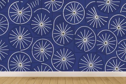 Radial Spoke Tile Spinner stylish home wallpapers