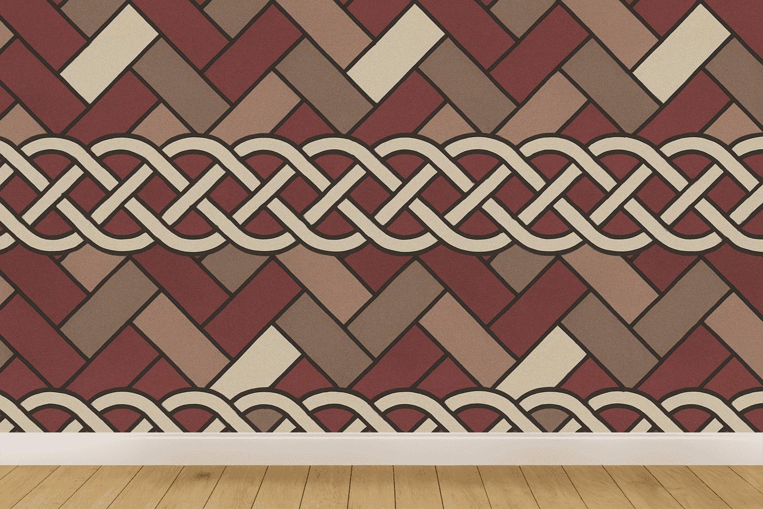 Rhombus Braid Herring Loop unique pattern wallpapers