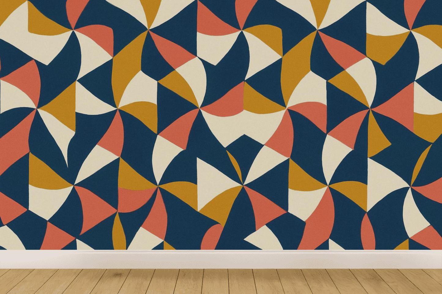 Hex Pinwheel Register decorative wall murals