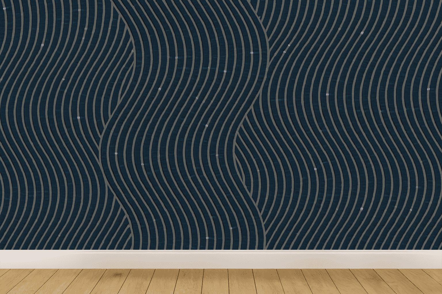 Interference Pinstripe Moire unique pattern wallpapers
