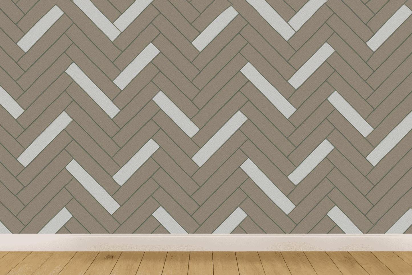 Herringbone Ribbon Microgrid unique pattern wallpapers