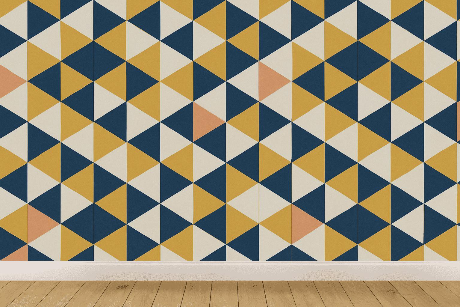 Triangular Shard Quilt Repeat unique pattern wallpapers