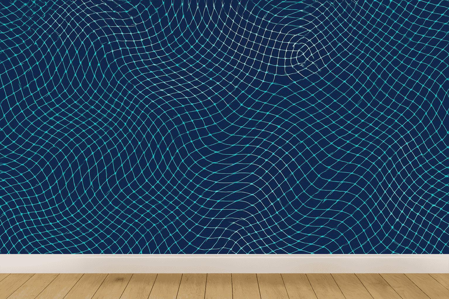 Moire Orbit Weave decorative wall murals