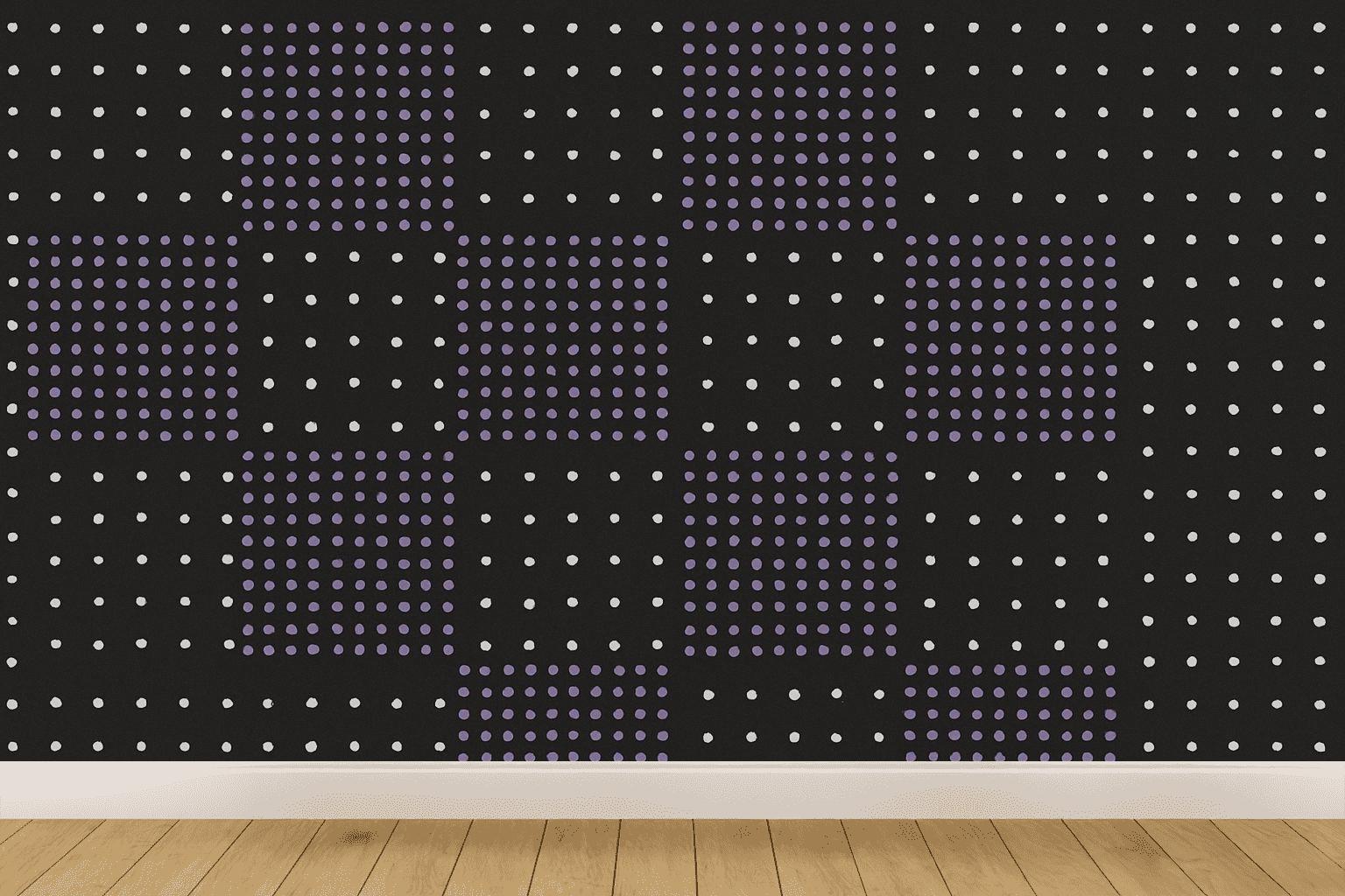 Microdot Nebula Scatter Grid decorative wall murals