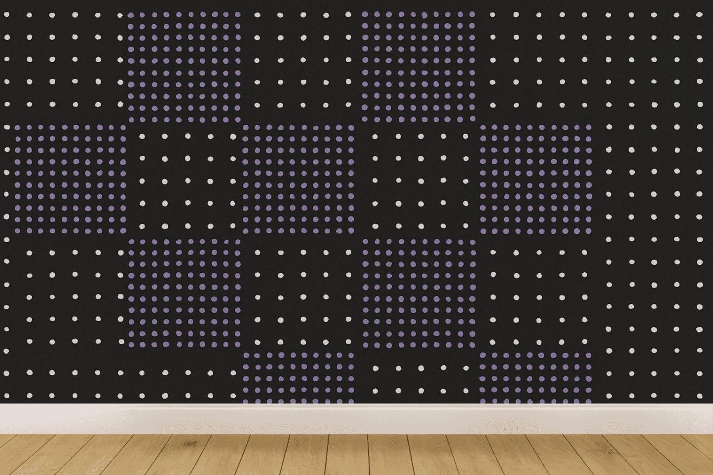 Microdot Nebula Scatter Grid decorative wall murals