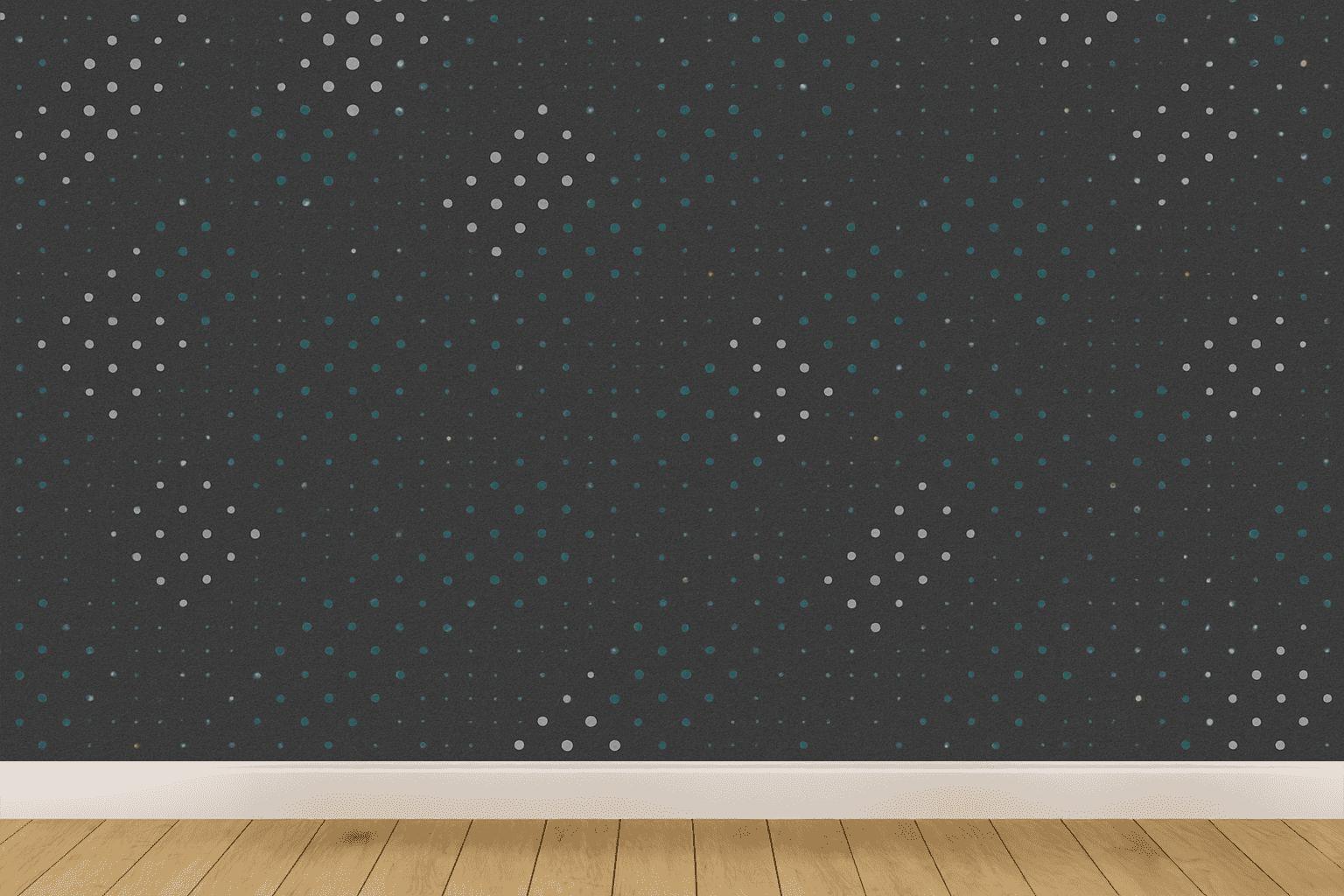 Microdot Orbit Grain Field premium wall decorations