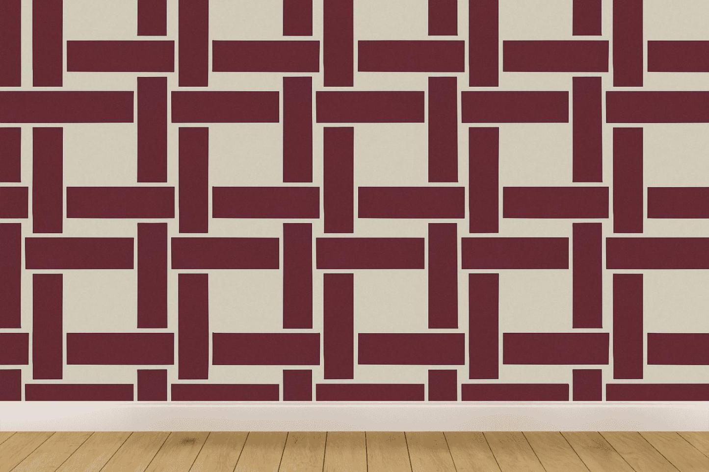 Braided Band Lattice Loopwork stylish home wallpapers