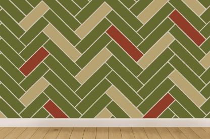 Herringbone Shard Mosaic Scatter designer printed wallpapers