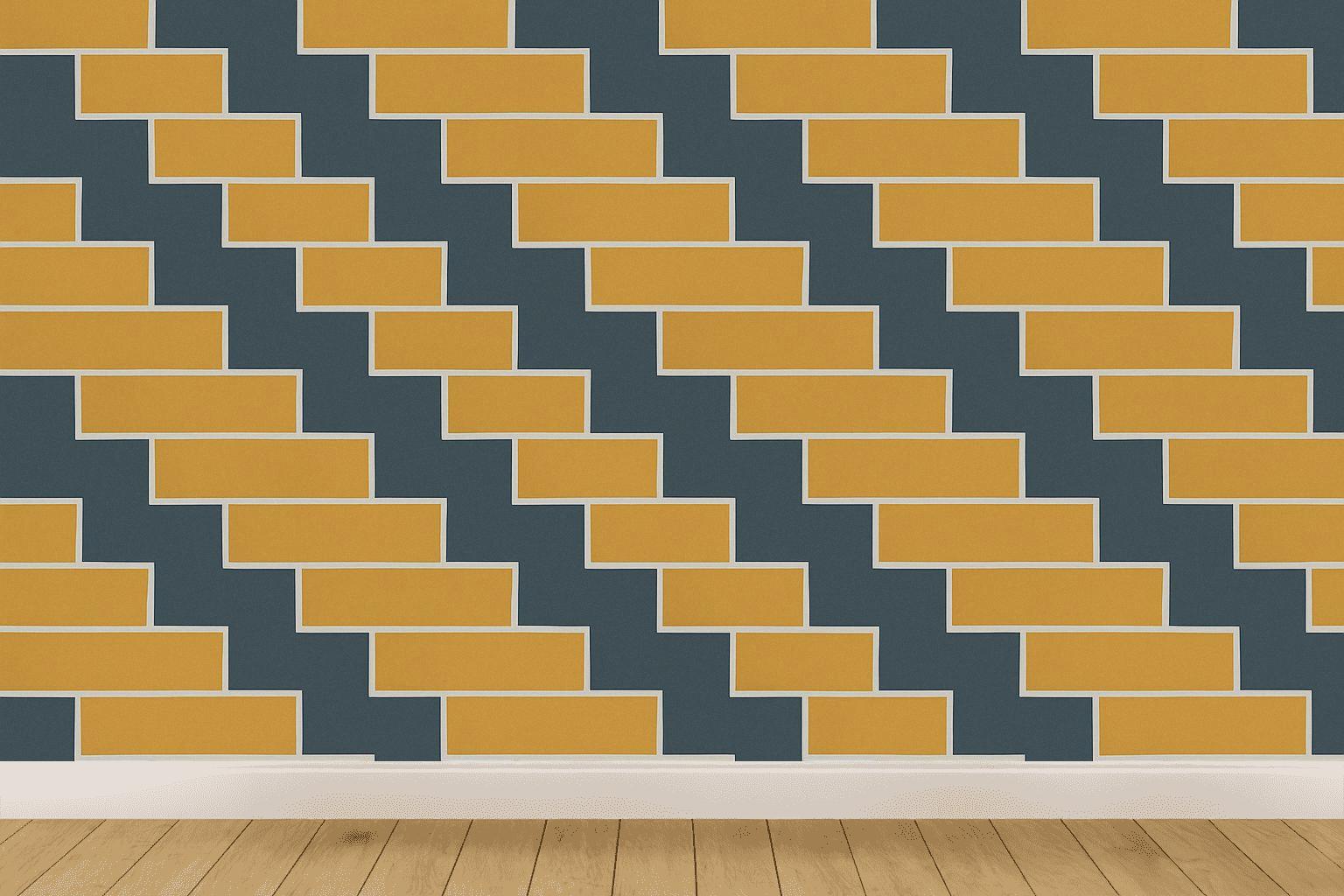 Step Pyramid Stripe Logic stylish home wallpapers