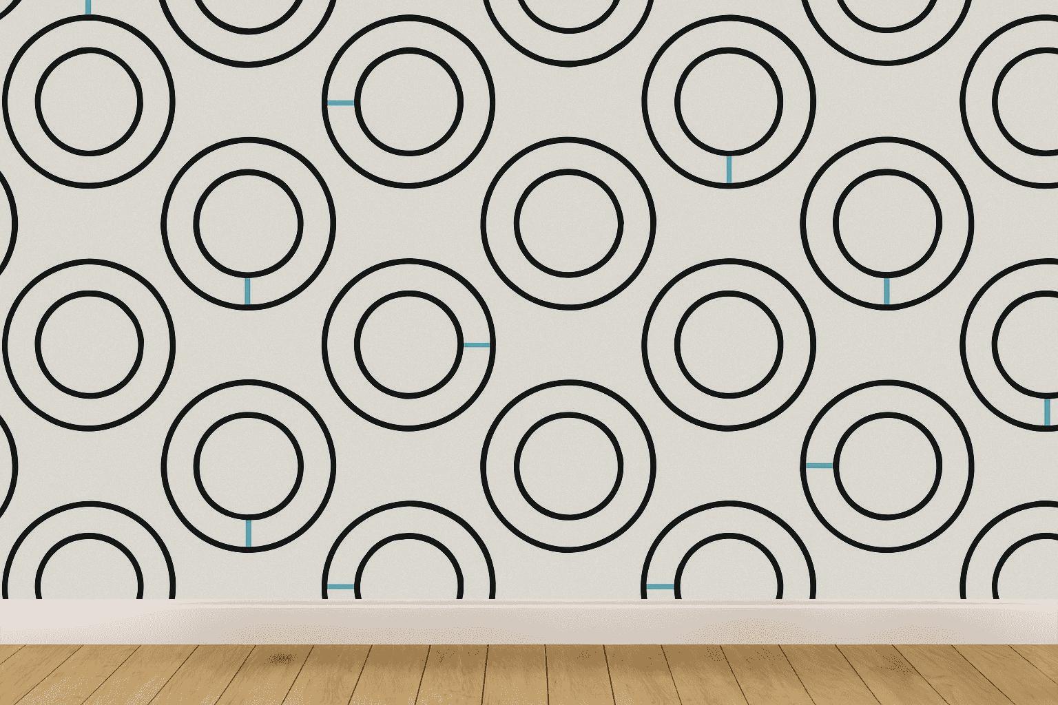 Concentric Ring Relay trendy peel wallpapers