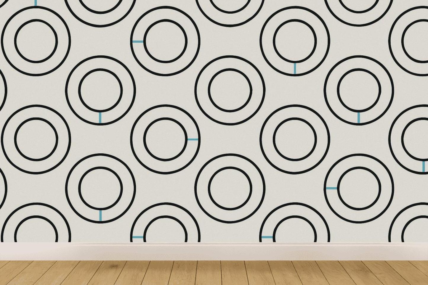 Concentric Ring Relay trendy peel wallpapers