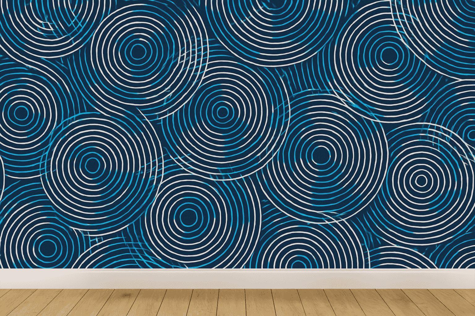 Moire Orbit Weave unique pattern wallpapers