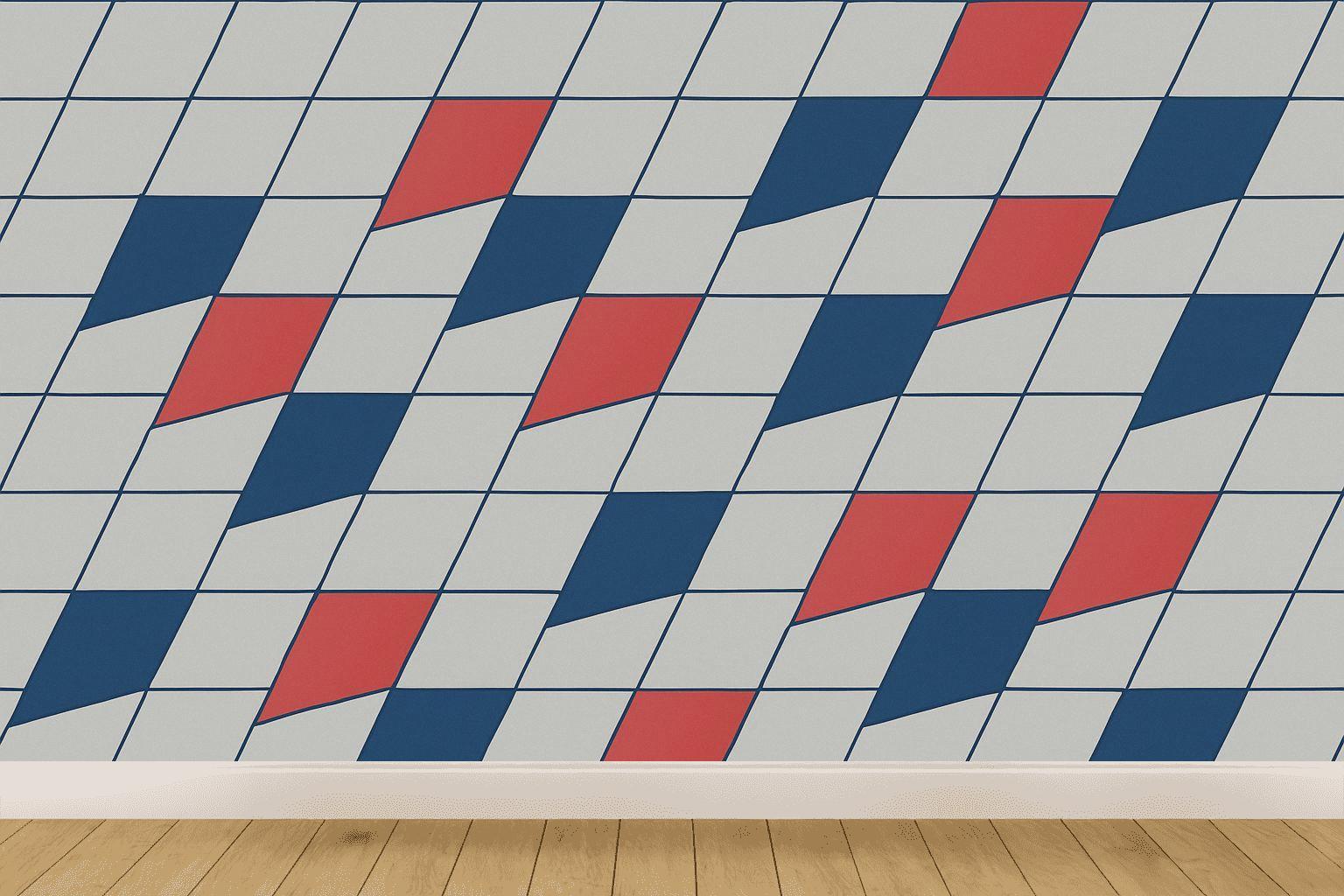 Sheared Grid Zig Relay unique pattern wallpapers