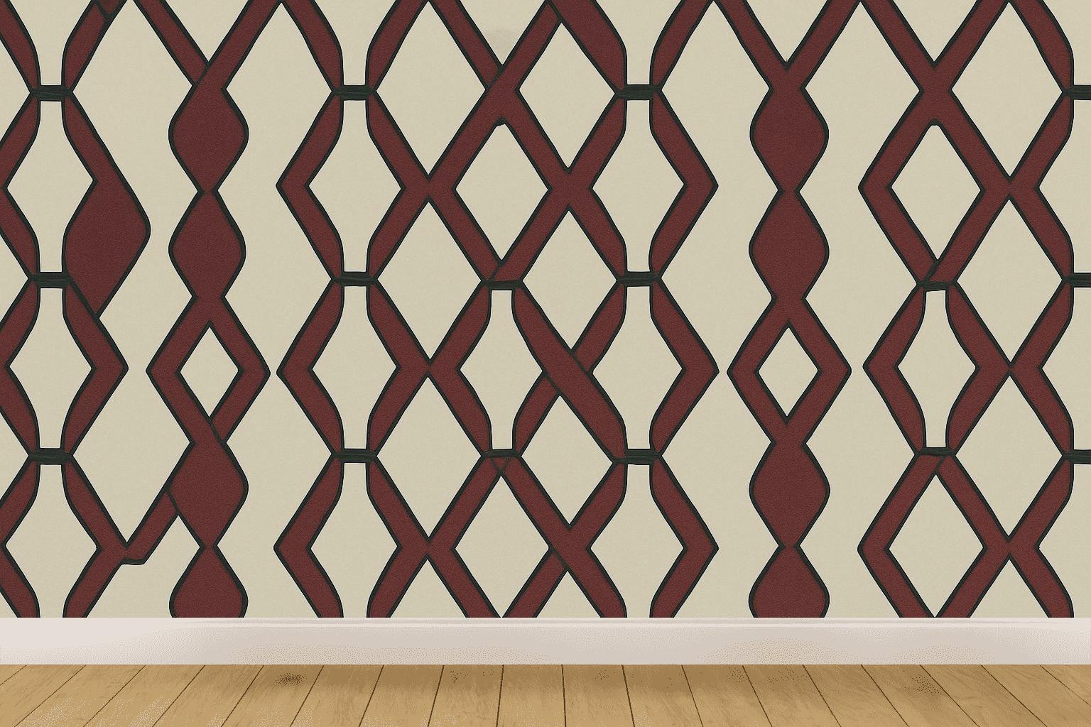 Diamond Ladder Crossweave unique pattern wallpapers