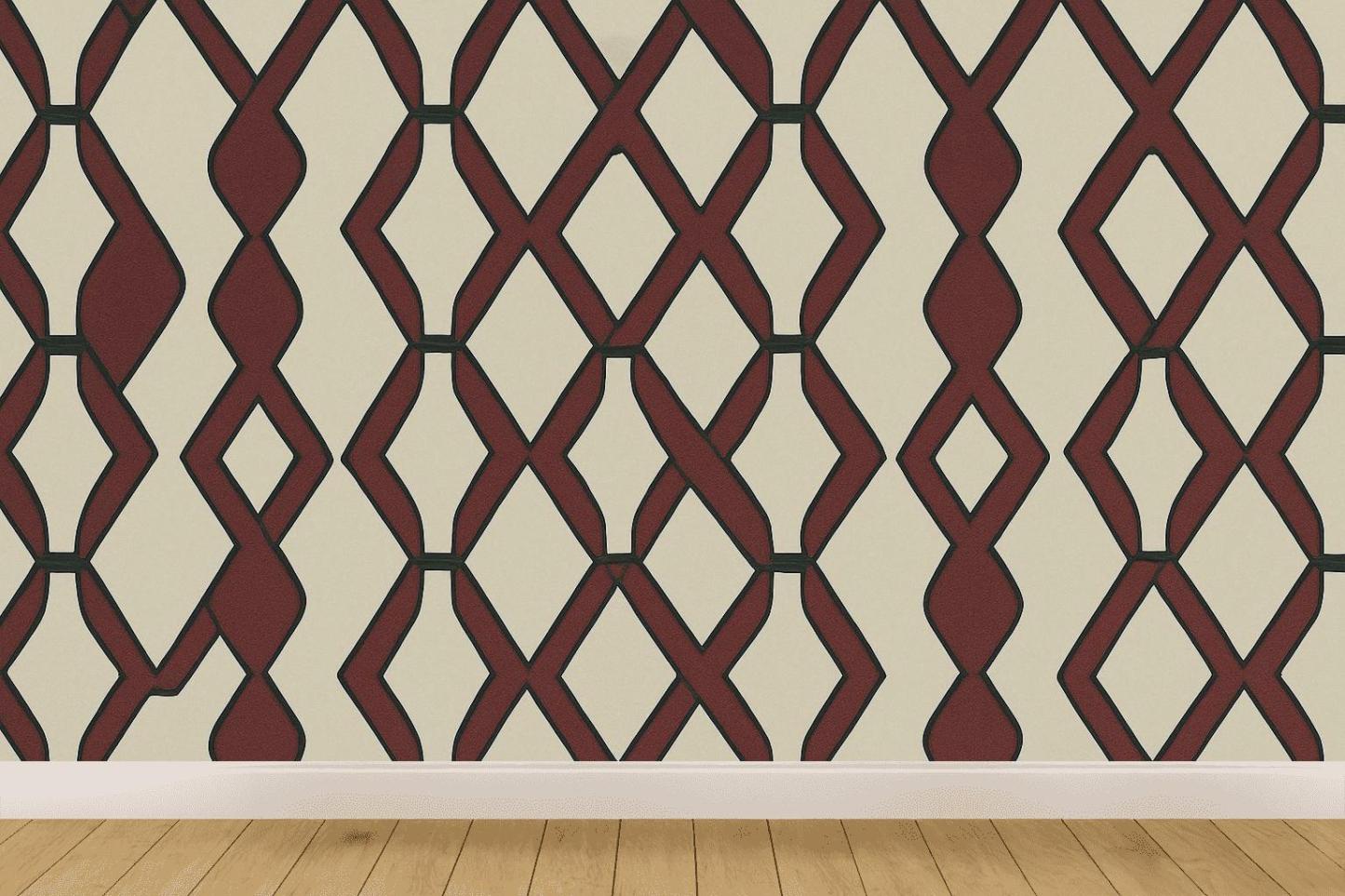 Diamond Ladder Crossweave unique pattern wallpapers