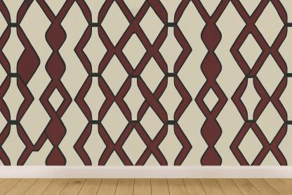 Diamond Ladder Crossweave unique pattern wallpapers