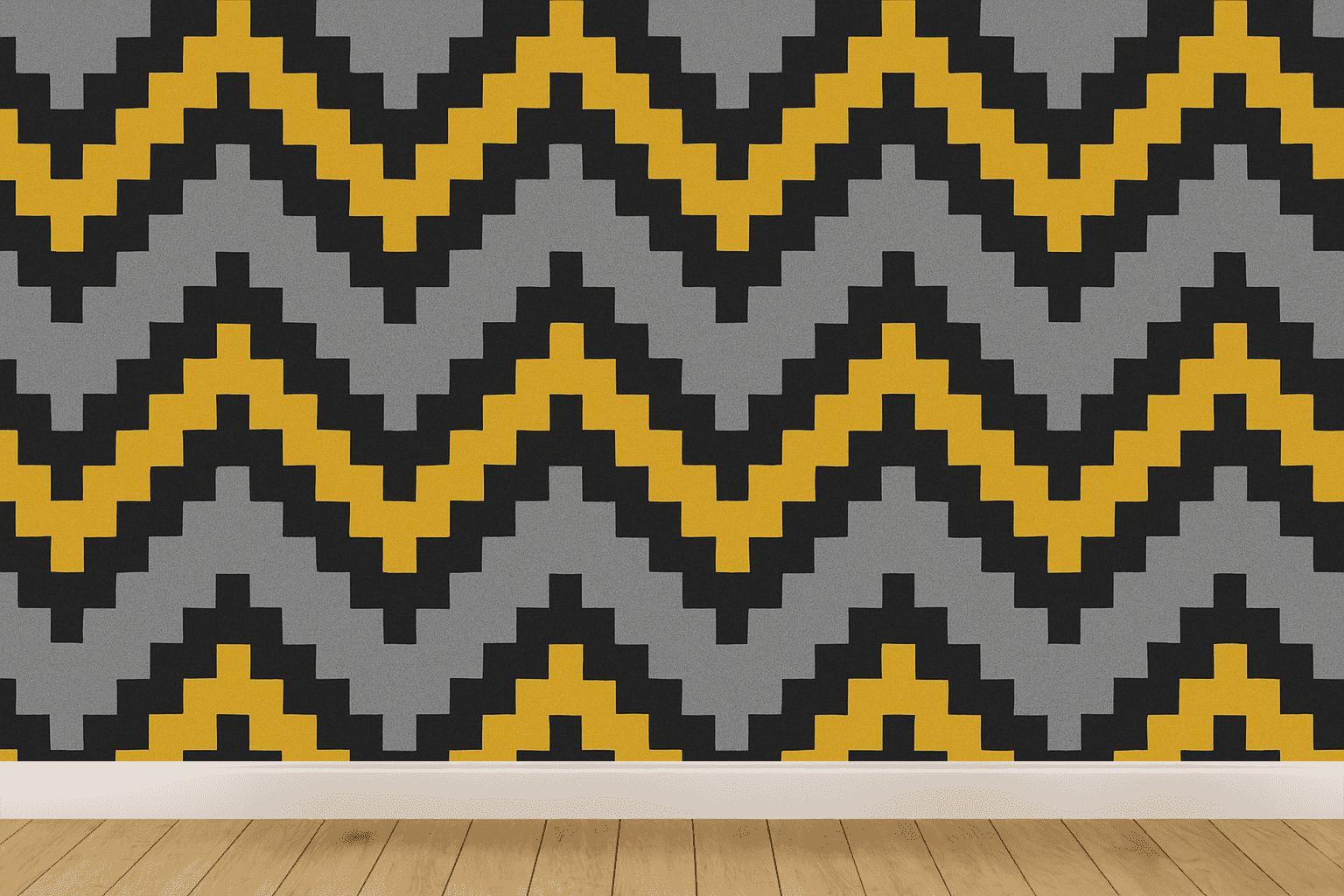 Pixel Staircase Mosaic stylish home wallpapers