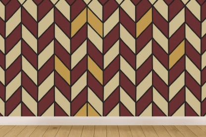 Stacked Rhombus Pulse Weave custom wallpapers