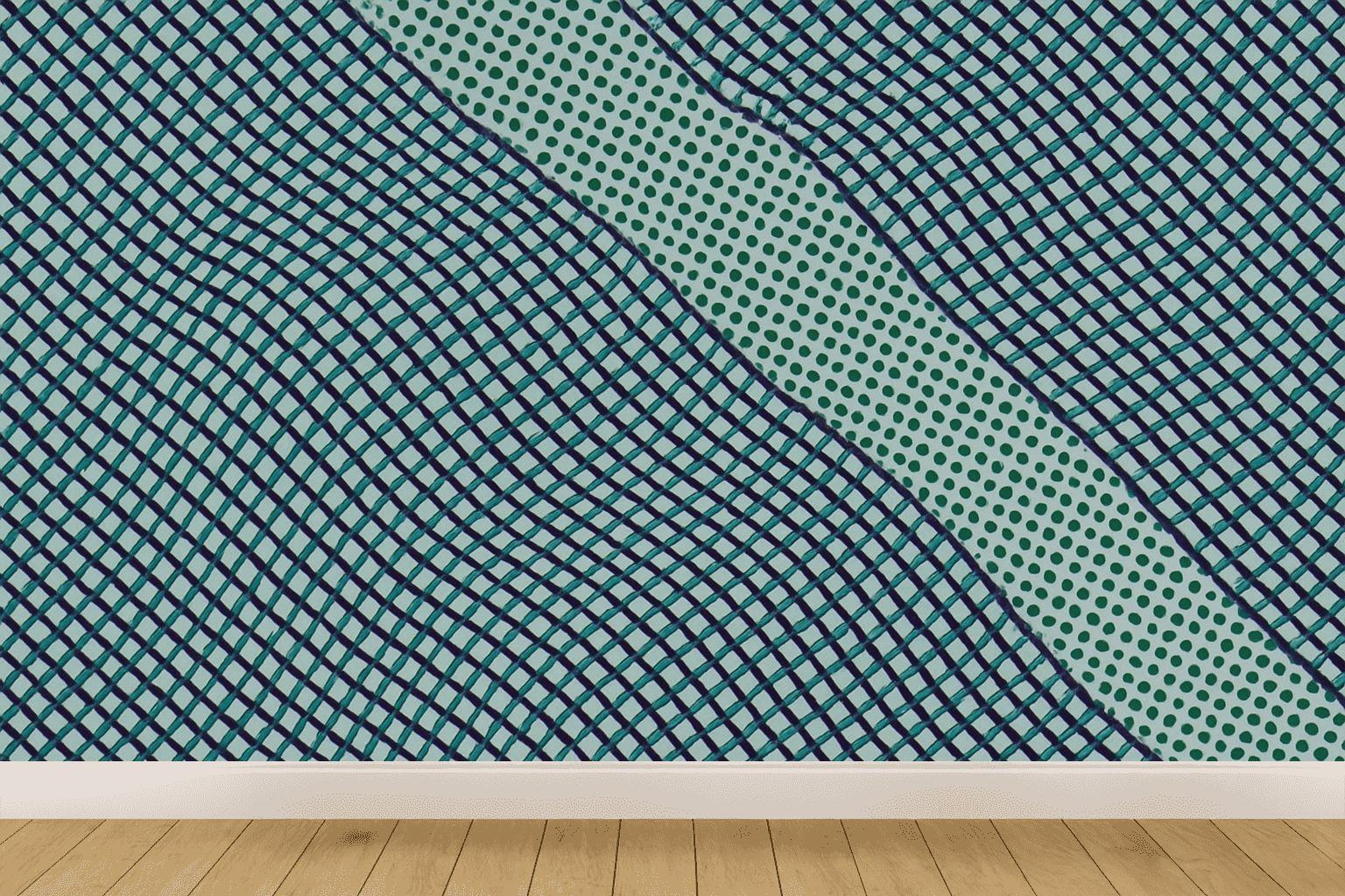 Moire Orbit Weave trendy peel wallpapers