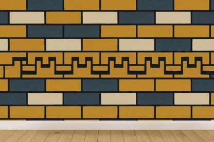 Offset Brick Zig Ladder unique pattern wallpapers