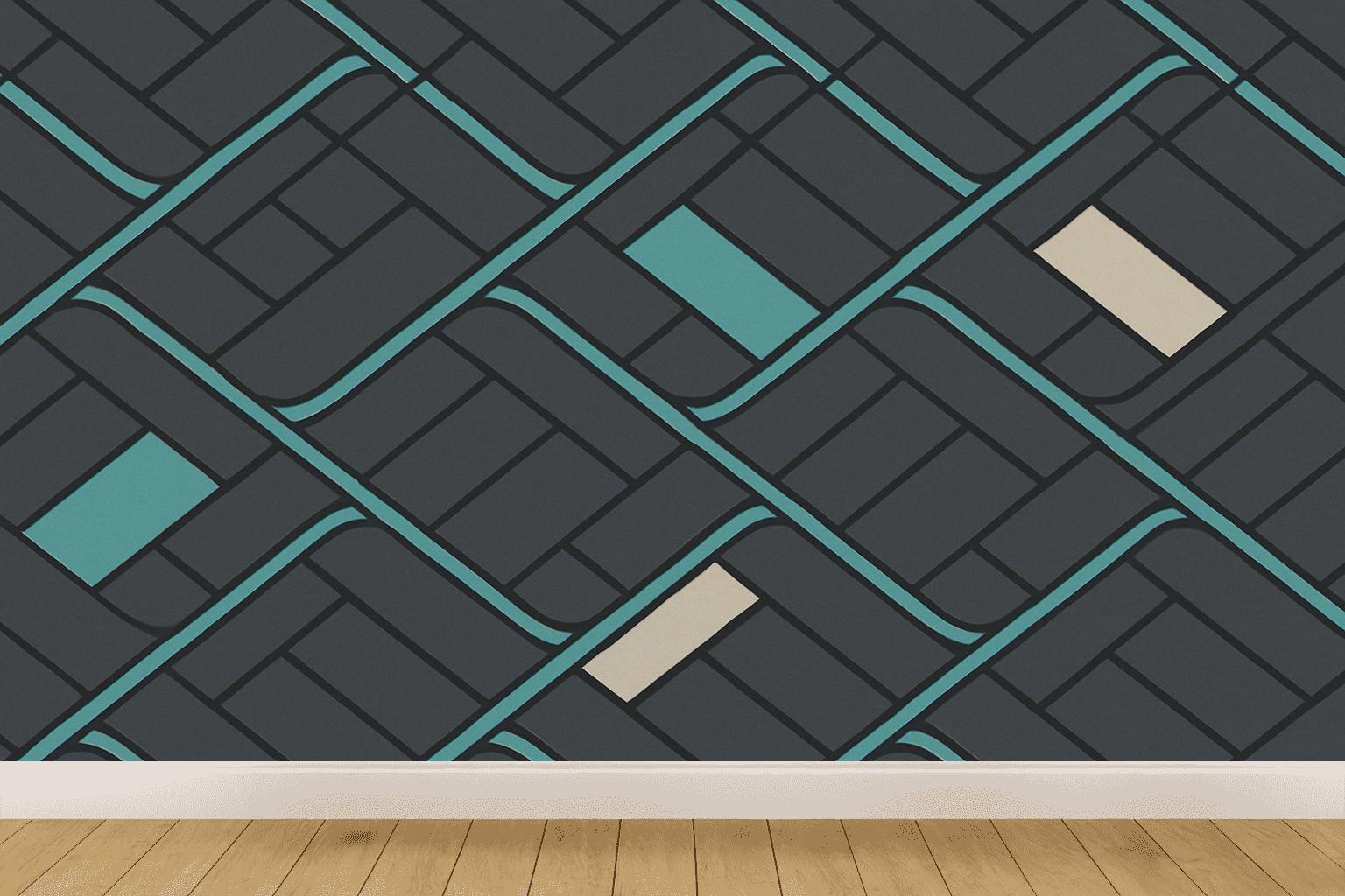 Herringbone Circuit Braid stylish home wallpapers