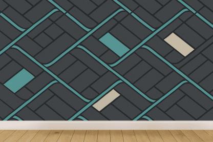 Herringbone Circuit Braid stylish home wallpapers